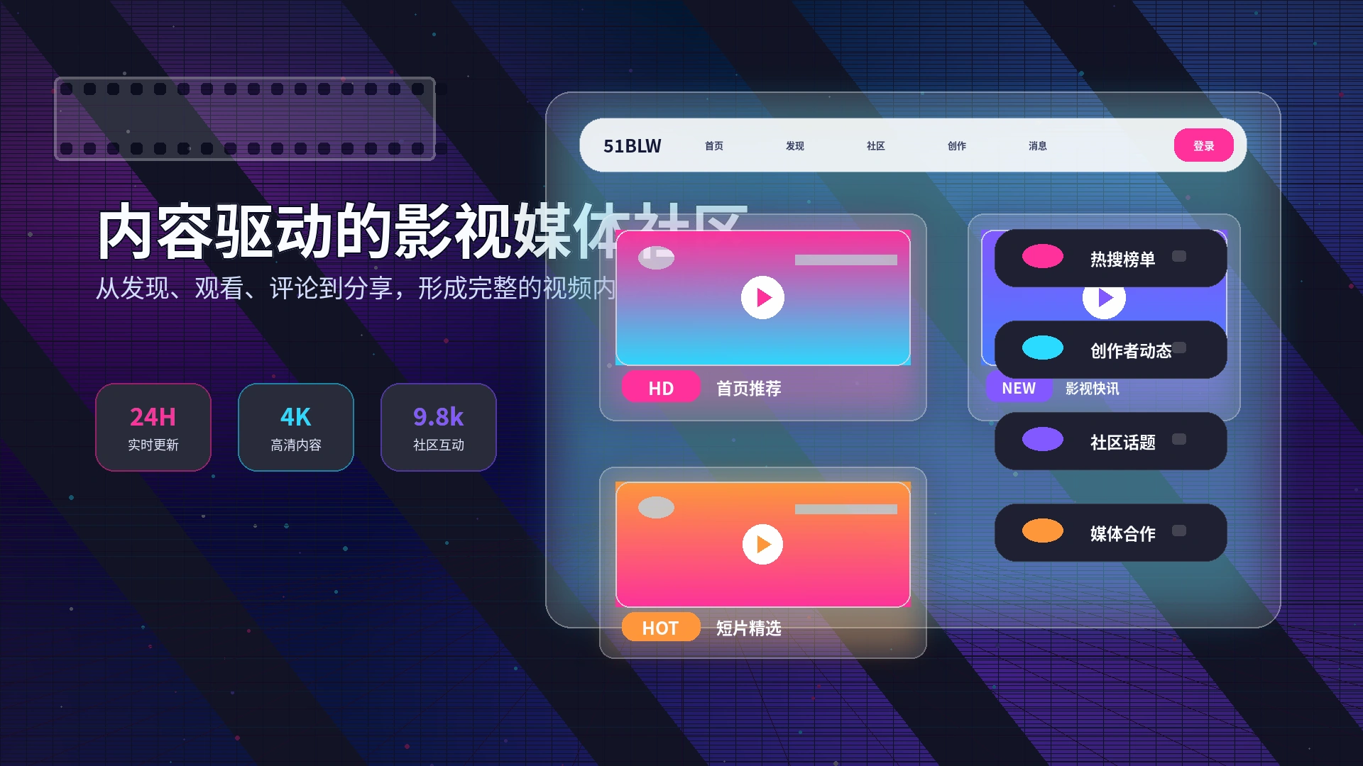51吃瓜品牌中心影视传媒形象